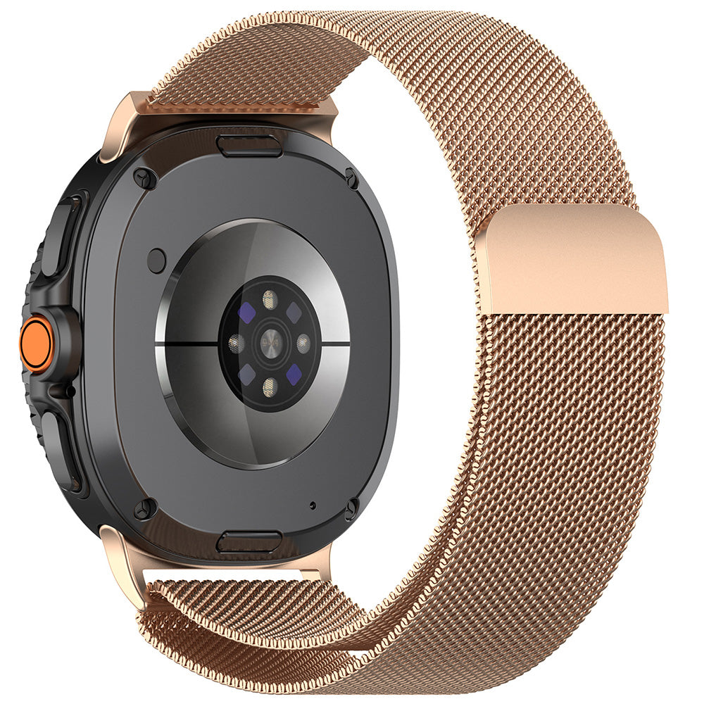 Techsuit W009 remienok pre Samsung Galaxy Watch8 / Watch8 Classic Series, Ružové Zlato