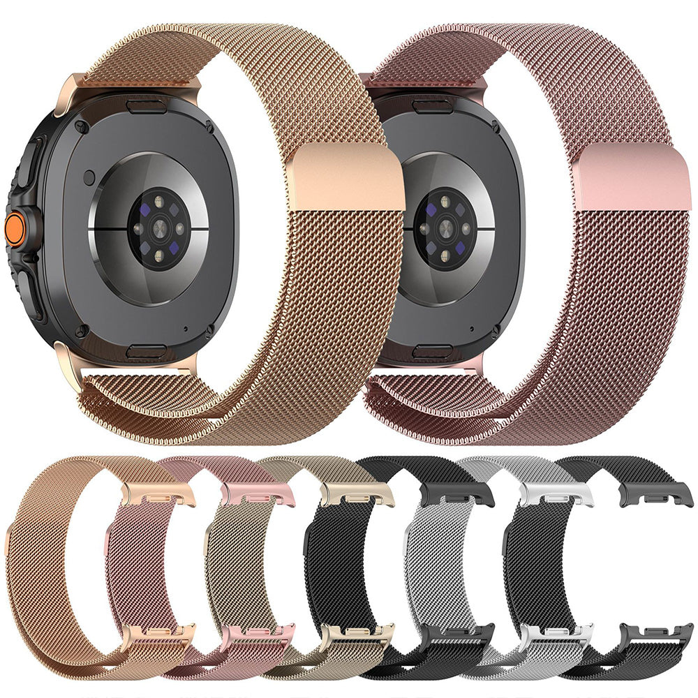 Techsuit W009 remienok pre Samsung Galaxy Watch8 / Watch8 Classic Series, Ružové Zlato