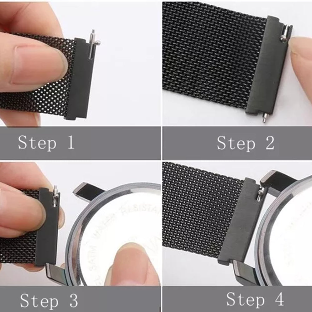 Techsuit W009 remienok pre Samsung Galaxy Watch / Huawei Watch Series, 20mm, čierny