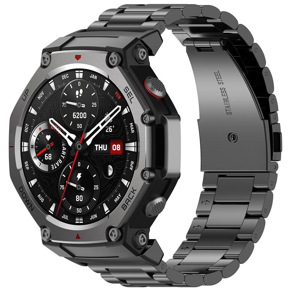 Techsuit W010 remienok pre Amazfit T-Rex 3, čierny