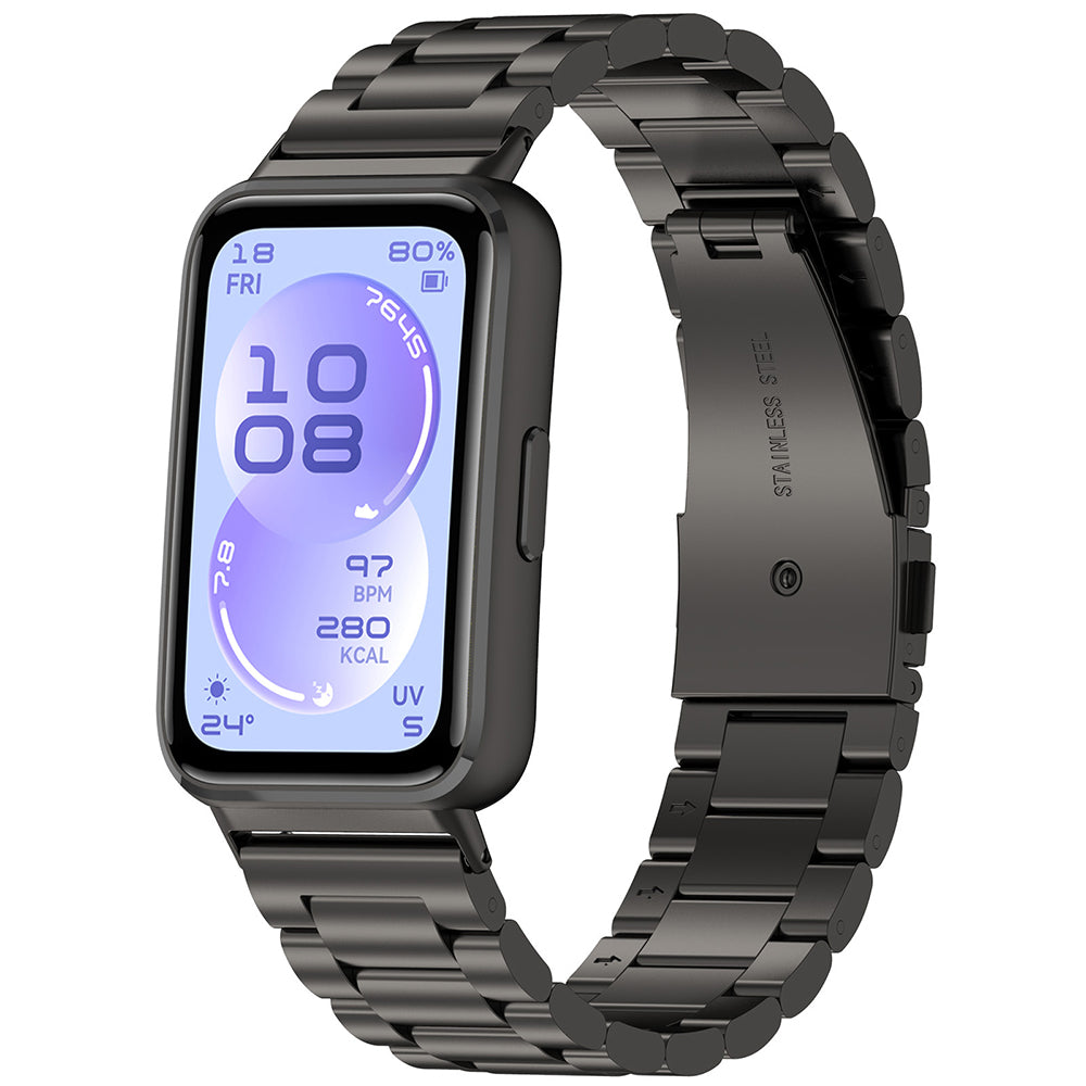 Techsuit W010 remienok pre Huawei Band 11 / 11 Pro, čierny