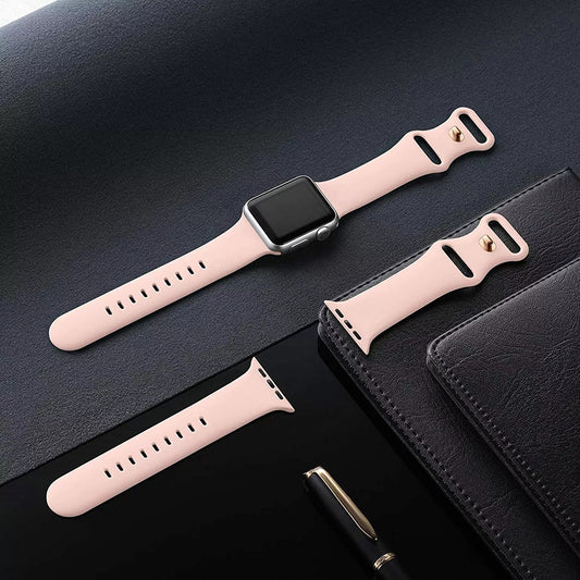 Remienok Techsuit W031 pre Apple Watch 49mm / 46mm / 45mm / 44mm / 42mm Series, Ružový
