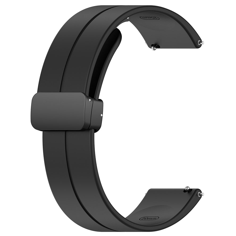 Techsuit W011 remienok pre Huawei Watch / Garmin Watch Series, 18mm, čierny