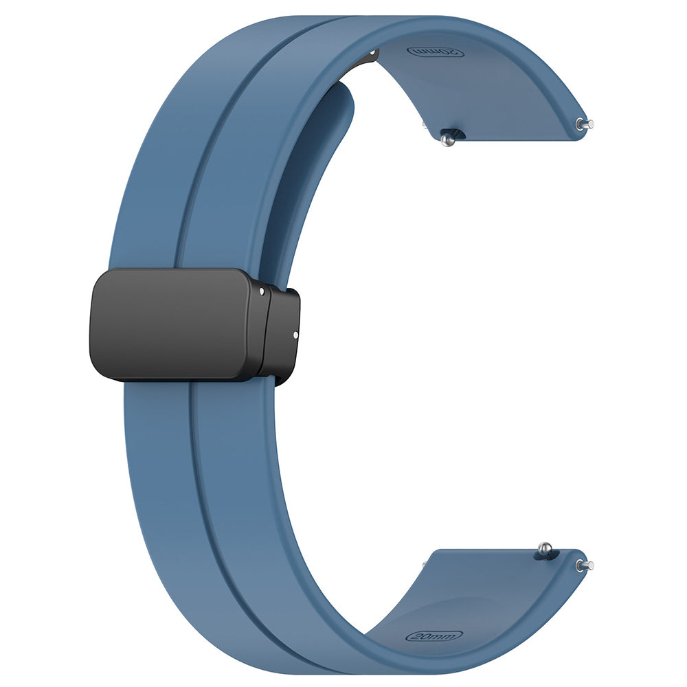 Techsuit W011 remienok pre Samsung Galaxy Watch / Huawei Watch Series, 20mm, Modrý