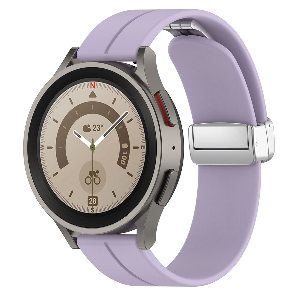 Techsuit W011 remienok pre Samsung Galaxy Watch / Huawei Watch Series, 20mm, Fialový