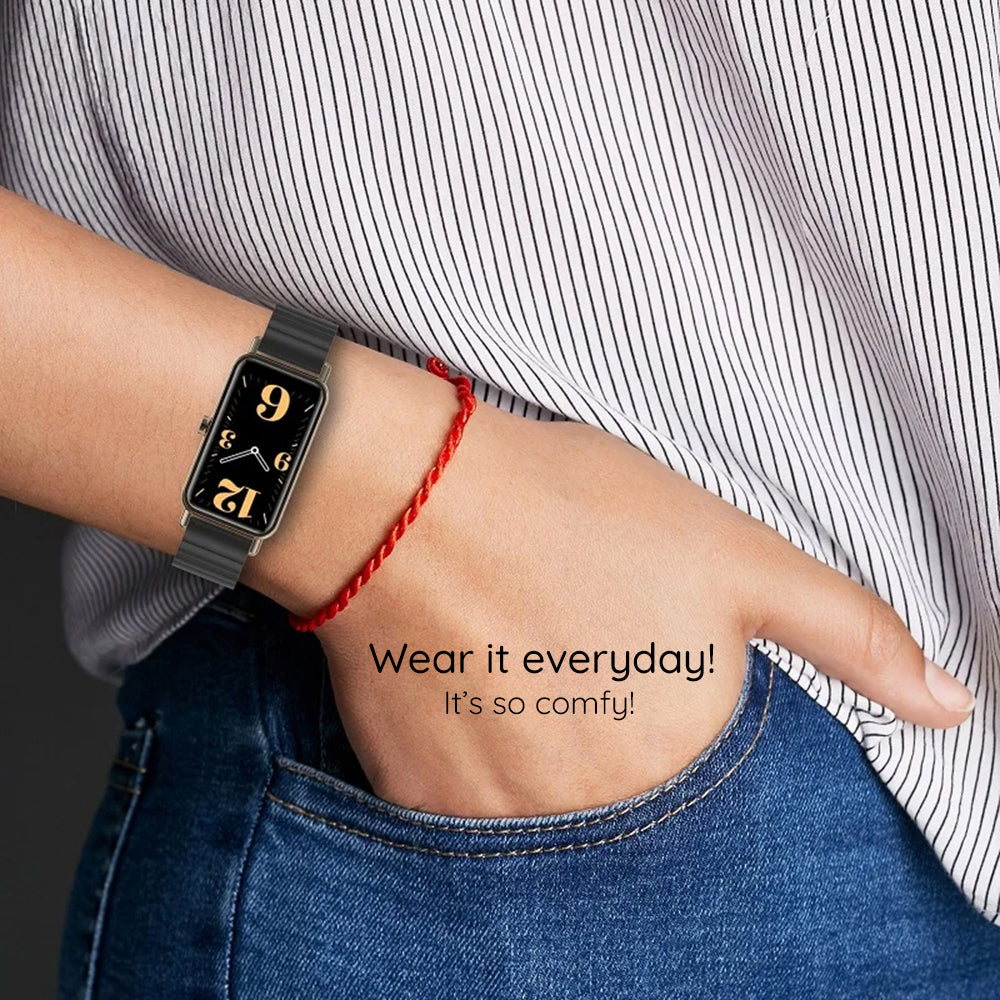 Techsuit W012 remienok pre Apple Watch 42mm / 41mm / 40mm / 38mm Series, čierny