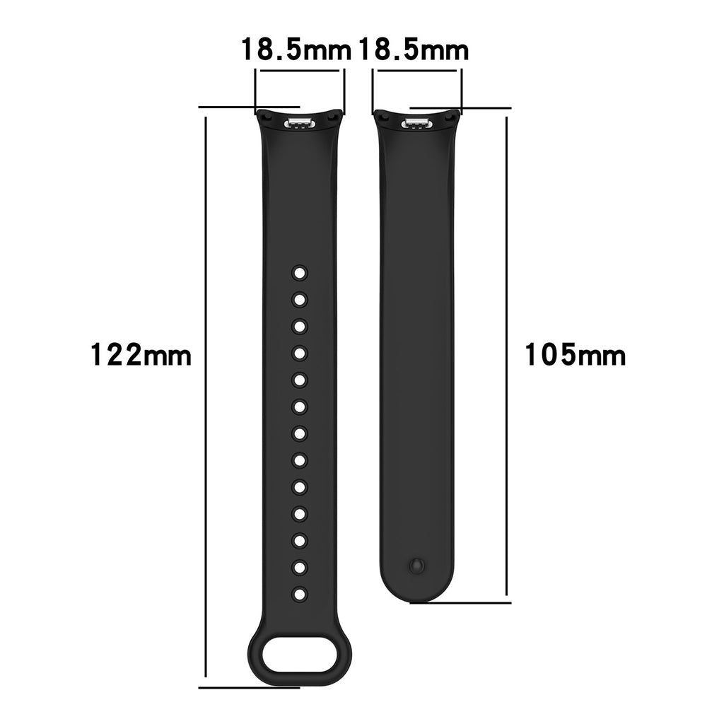 Techsuit W014 remienok pre Xiaomi Smart Band 9 / 8, Sivý