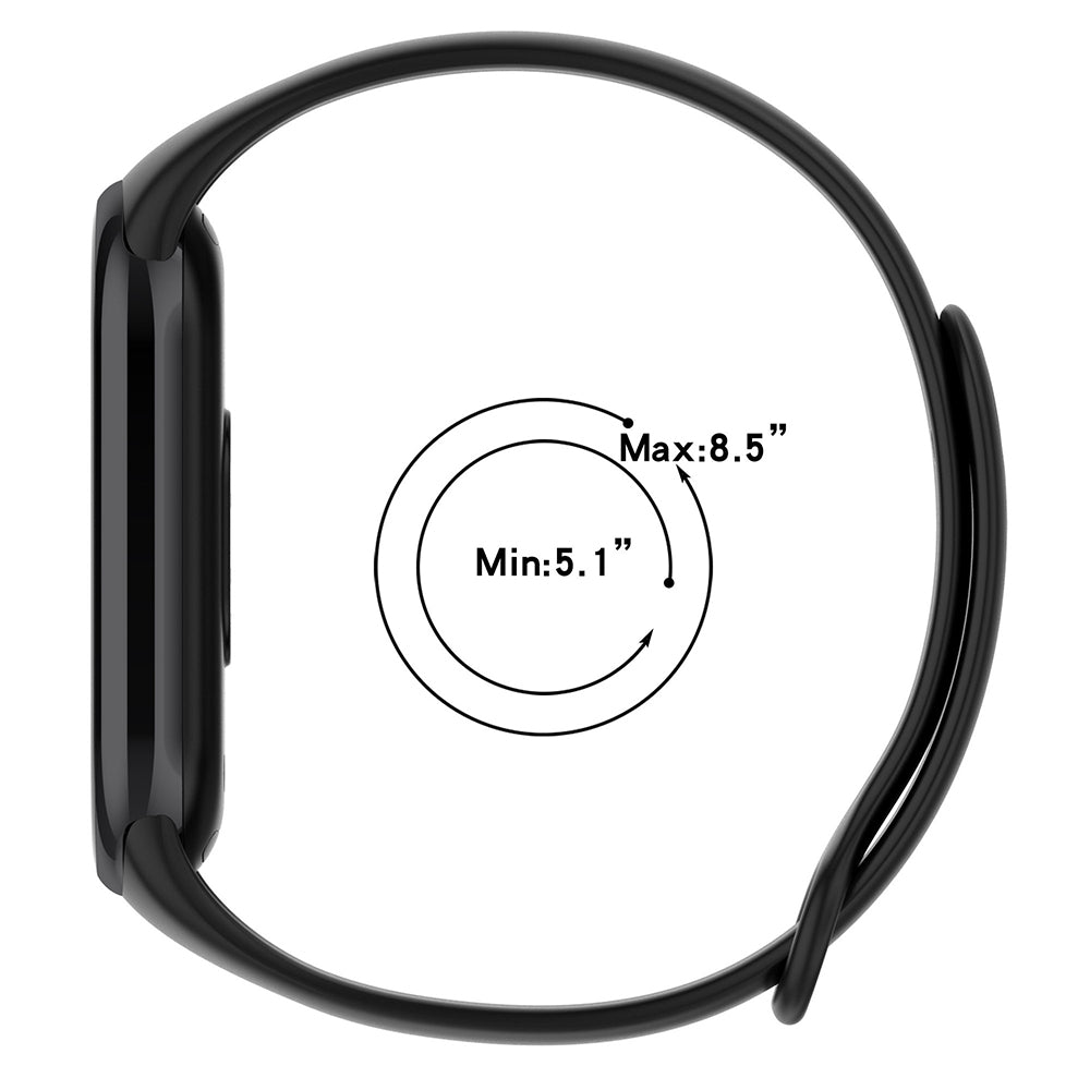 Pásik Techsuit W014 pre Xiaomi Smart Band 10 / 9 / 8, čierny