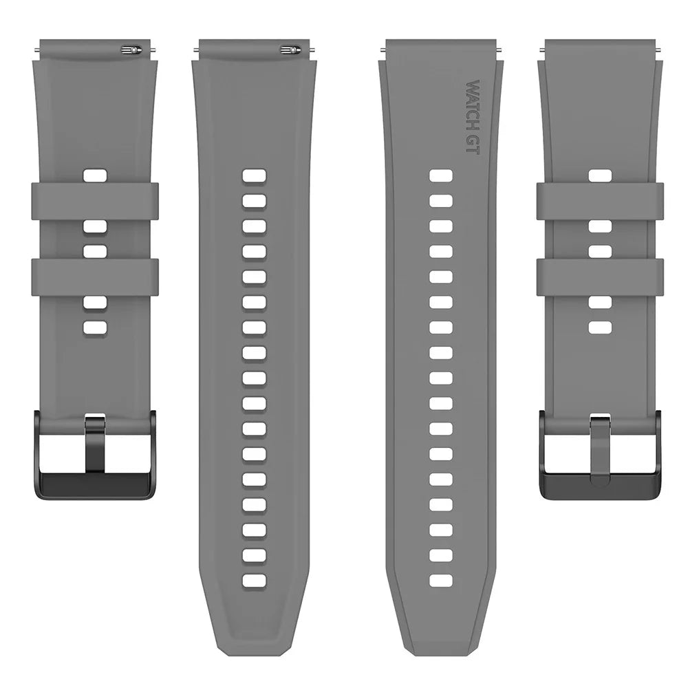 Techsuit W026 remienok pre Huawei Watch / Xiaomi Watch Series, 22mm, Sivý