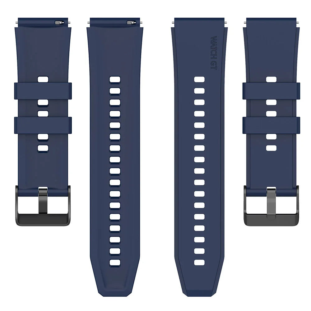 Techsuit W026 remienok pre Samsung Galaxy Watch / Huawei Watch Series, 20mm, Tmavomodrý