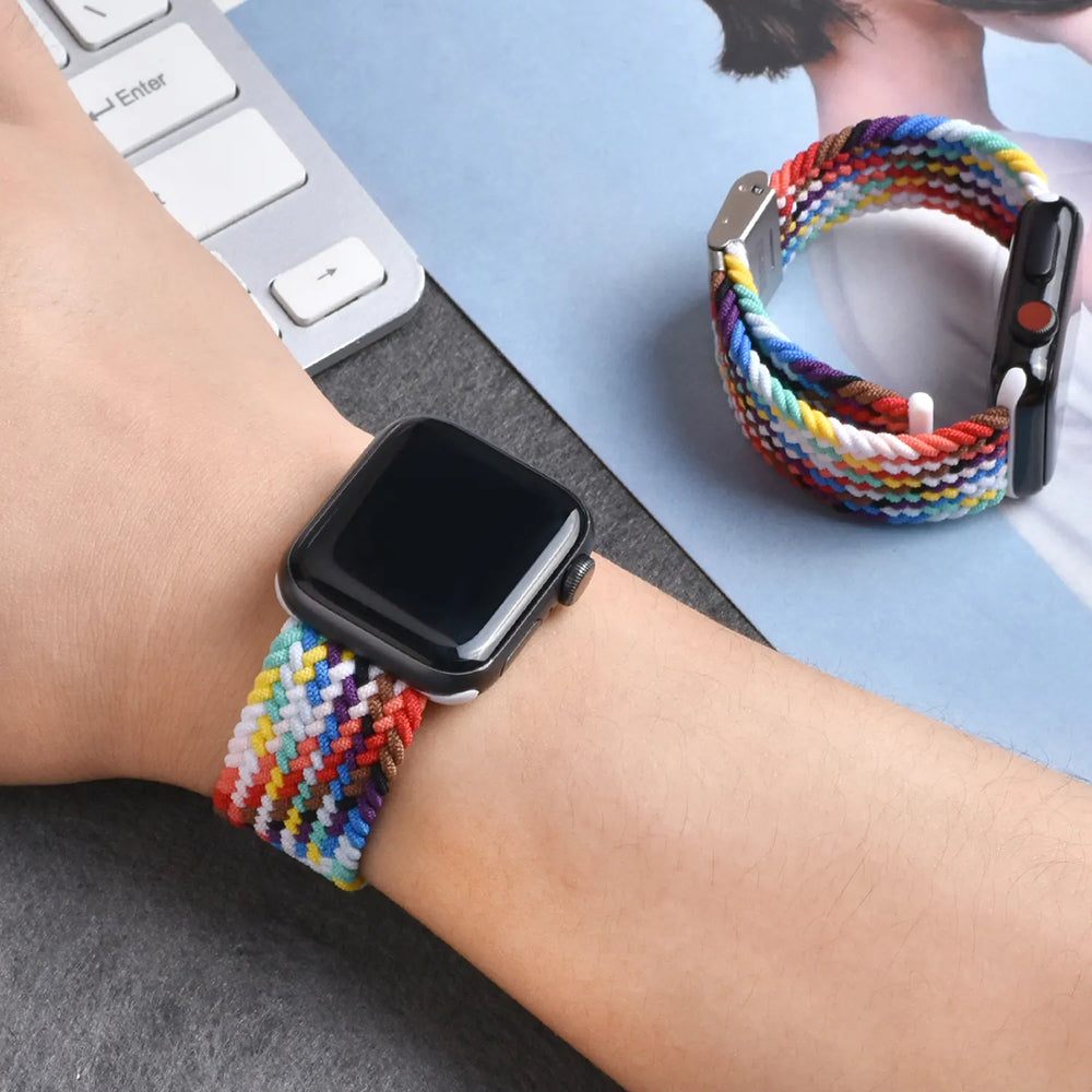 Techsuit W032 remienok pre Apple Watch 42mm / 41mm / 40mm / 38mm Series, Tmavomodrý