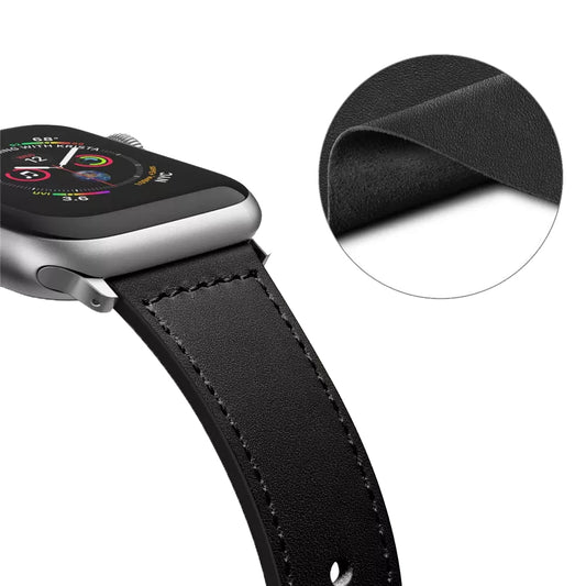 Techsuit W033 remienok pre Apple Watch 49mm / 46mm / 45mm / 44mm / 42mm Series, čierny