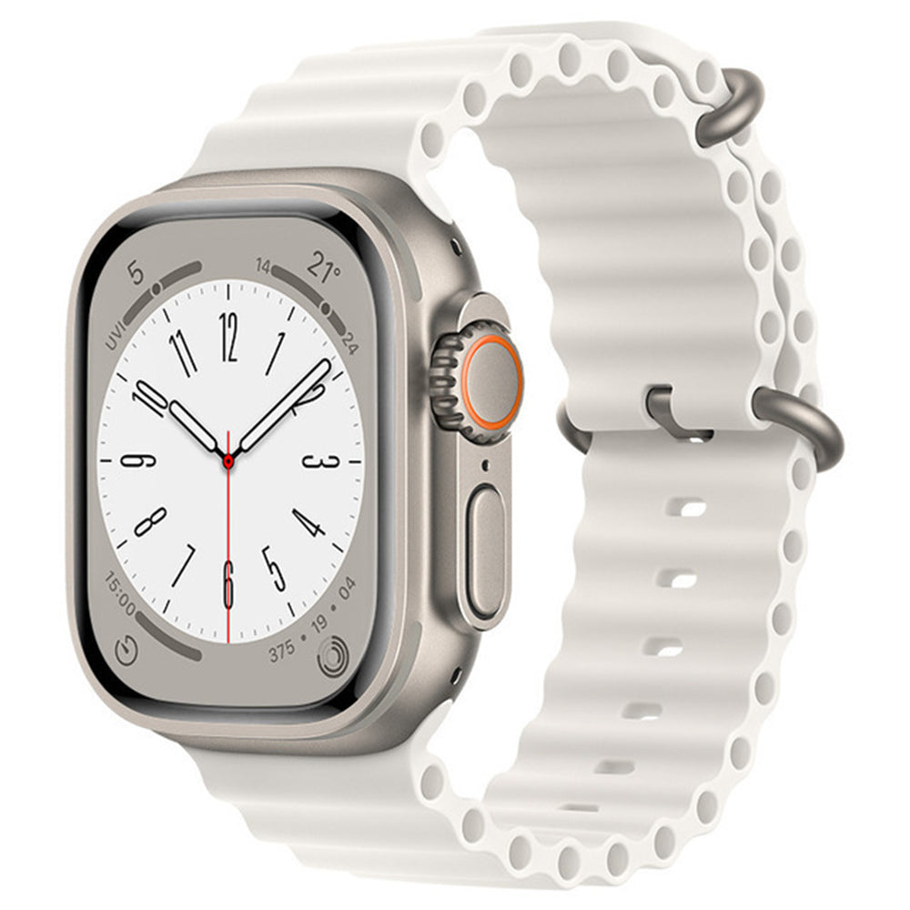 Techsuit W038 remienok pre Apple Watch 42mm / 41mm / 40mm / 38mm Series, Biela