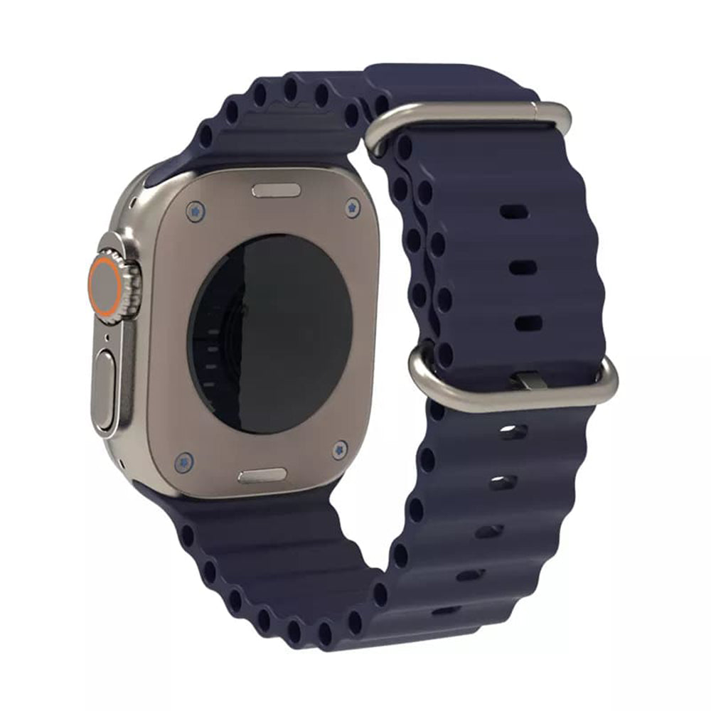 Remienok Techsuit W038 pre Apple Watch 49mm / 46mm / 45mm / 44mm / 42mm Series, tmavomodrý