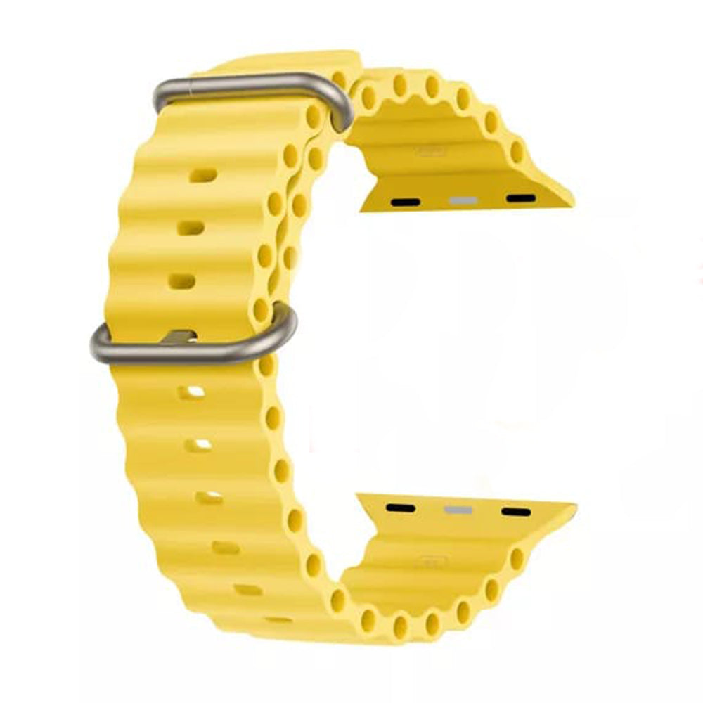 Techsuit W038 remienok pre Apple Watch 49mm / 46mm / 45mm / 44mm / 42mm Series, Žltá