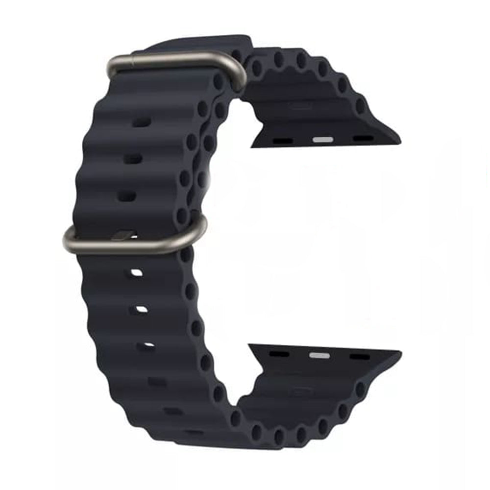 Techsuit W038 remienok pre Apple Watch 49mm / 46mm / 45mm / 44mm / 42mm Series, čierny