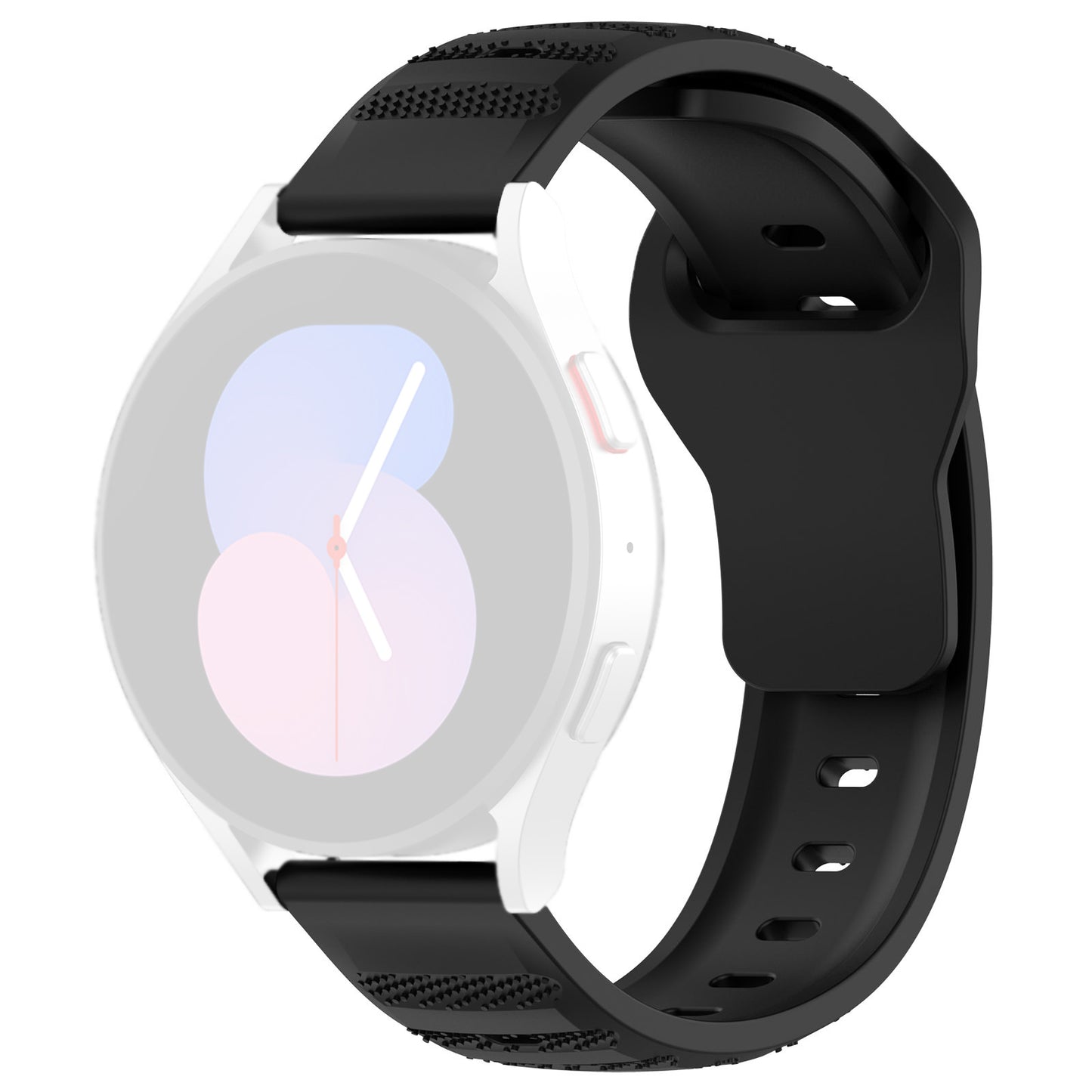 Techsuit W050 remienok pre Huawei Watch / Xiaomi Watch Series, 22mm, Čierny