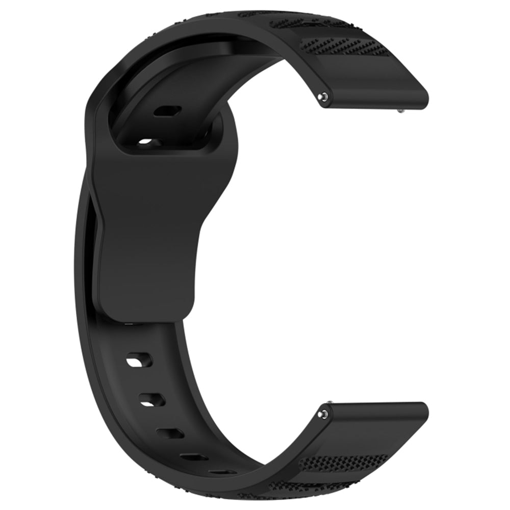Techsuit W050 remienok pre Huawei Watch / Xiaomi Watch Series, 22mm, Čierny