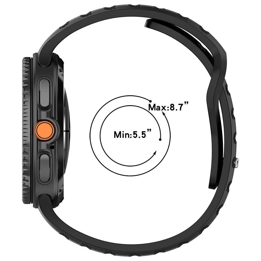 Remienok Techsuit W050 pre Samsung Galaxy Watch8 / Watch8 Classic Series, modrý