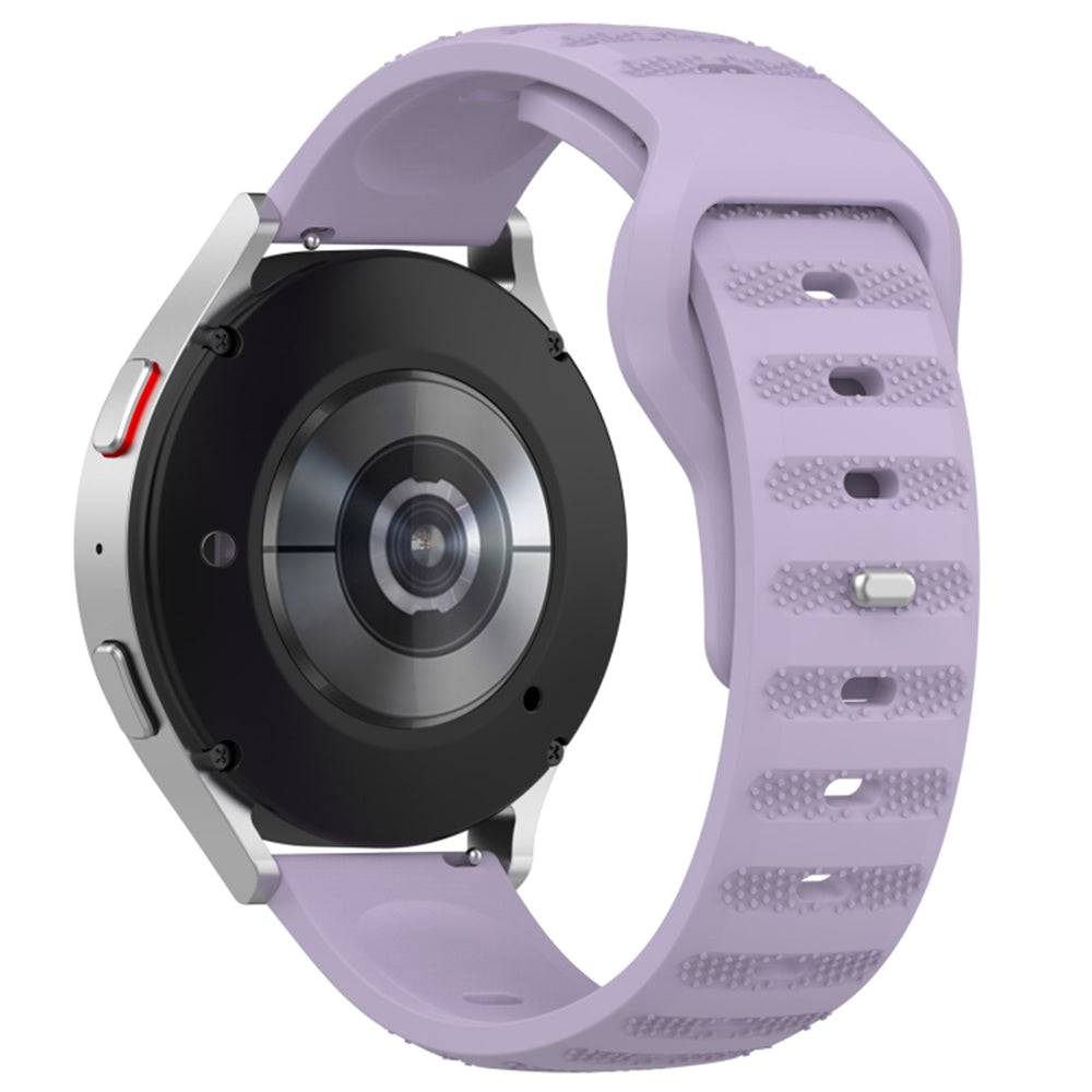 Techsuit W050 remienok pre Samsung Galaxy Watch / Huawei Watch Series, 20mm, Fialový
