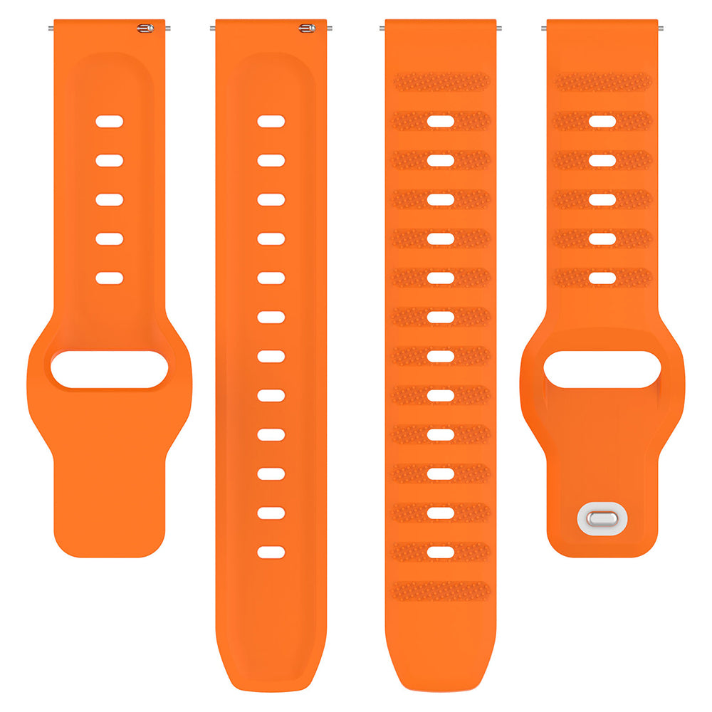 Techsuit W050 remienok pre Samsung Galaxy Watch / Huawei Watch Series, 20mm, Oranžový