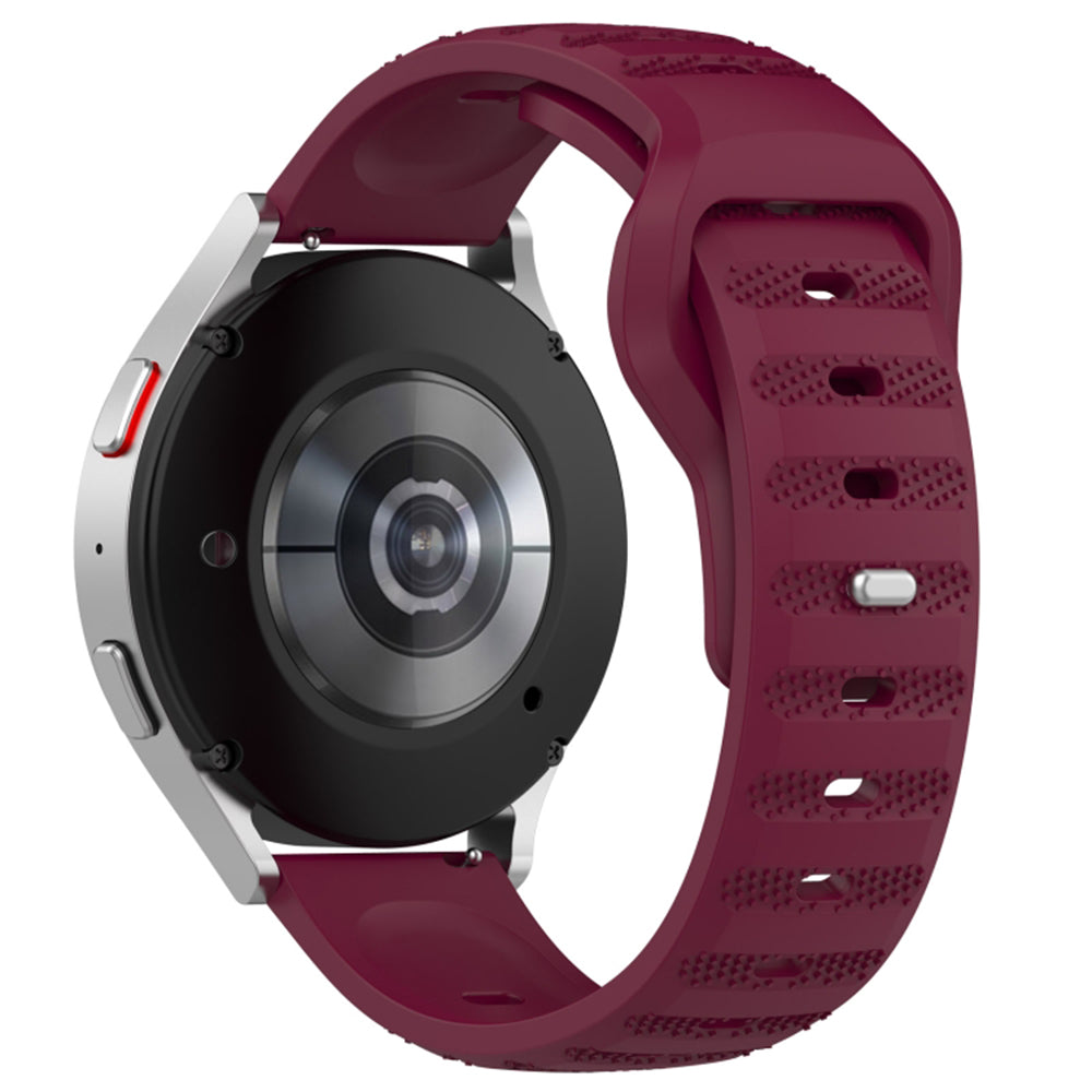 Techsuit W050 remienok pre Samsung Galaxy Watch / Huawei Watch Series, 20mm, Višňový