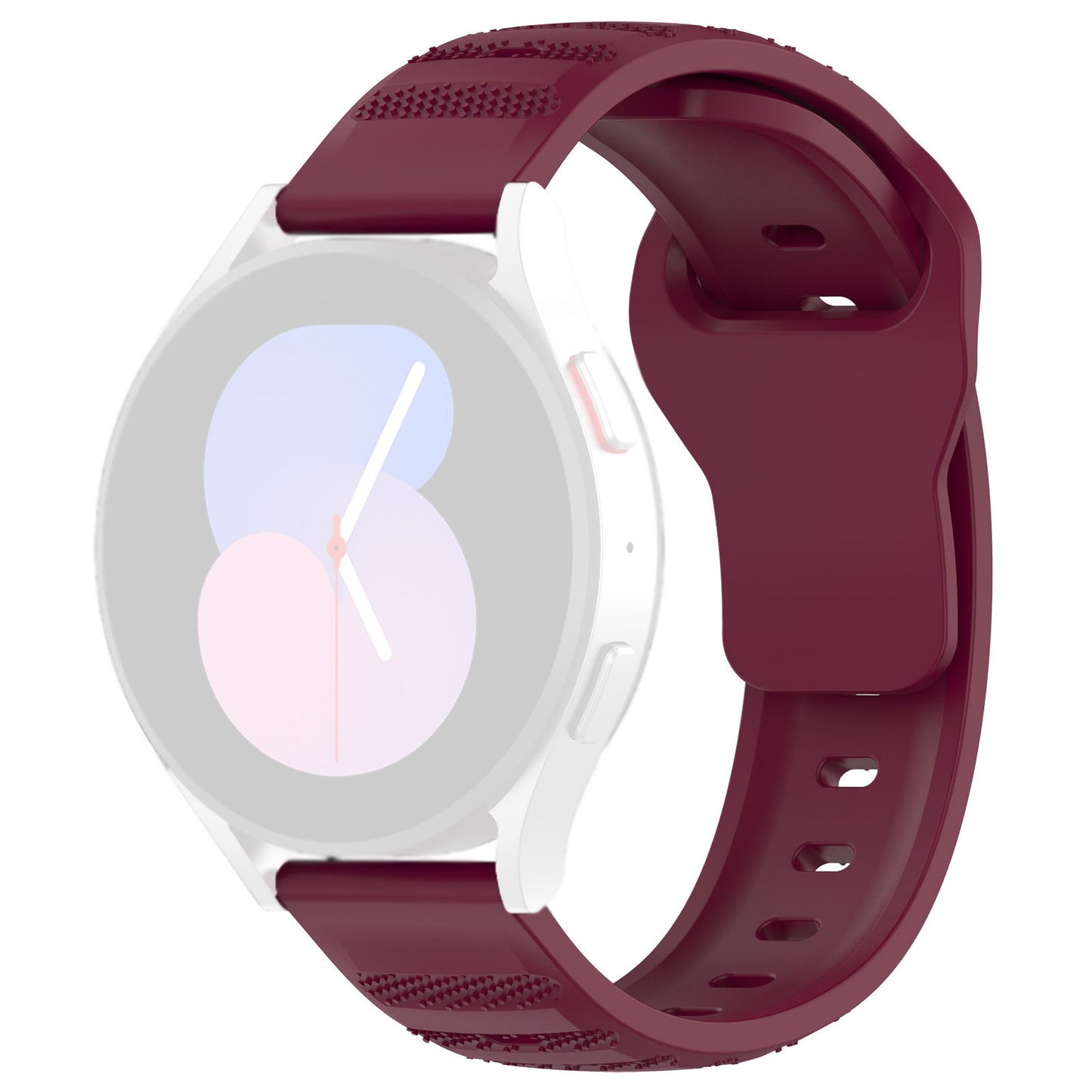 Techsuit W050 remienok pre Samsung Galaxy Watch / Huawei Watch Series, 20mm, Višňový