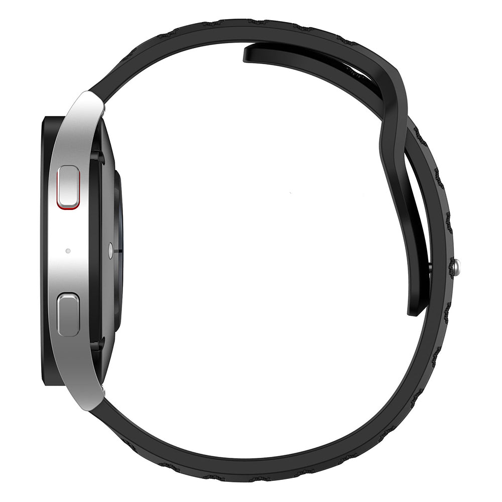 Techsuit W050 remienok pre Samsung Galaxy Watch / Huawei Watch Series, Oranžovo-béžový