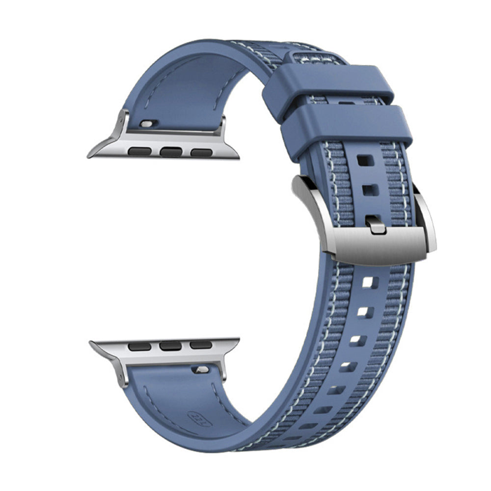Techsuit W051 remienok pre Apple Watch 42mm / 41mm / 40mm / 38mm Series, Tmavomodrý
