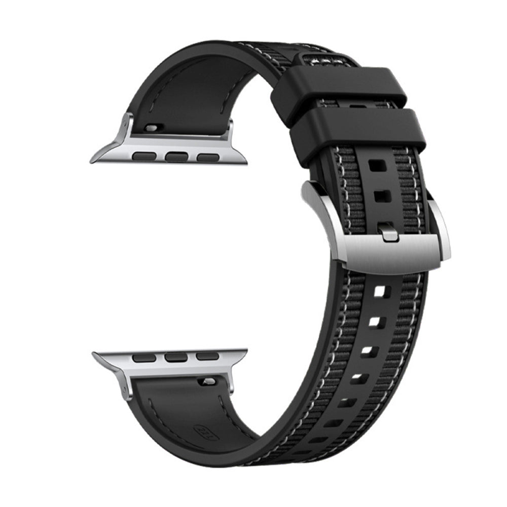 Techsuit W051 remienok pre Apple Watch 42mm / 41mm / 40mm / 38mm Series, čierny