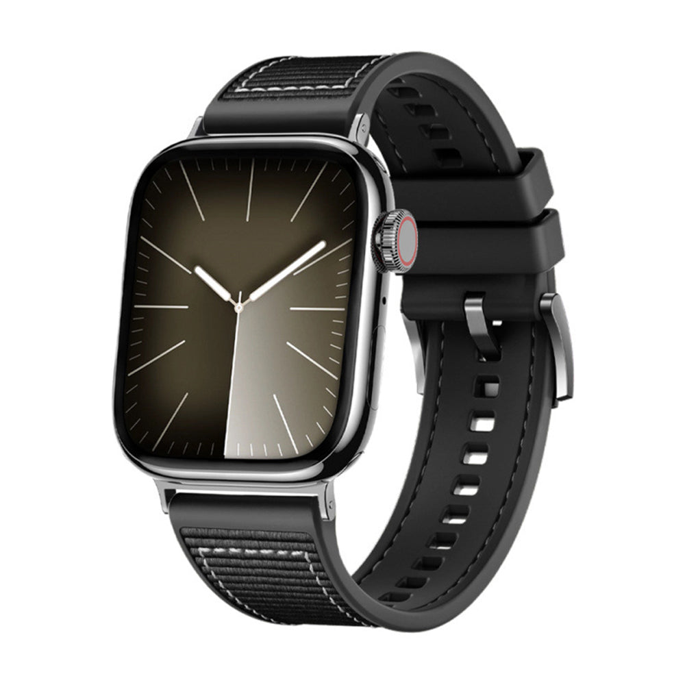 Techsuit W051 remienok pre Apple Watch 42mm / 41mm / 40mm / 38mm Series, čierny