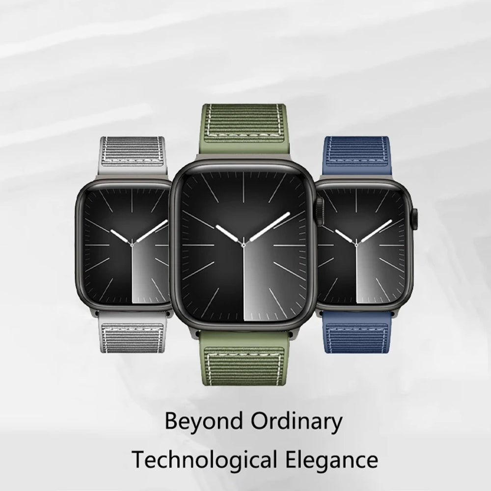 Techsuit W051 remienok pre Apple Watch 42mm / 41mm / 40mm / 38mm Series, čierny