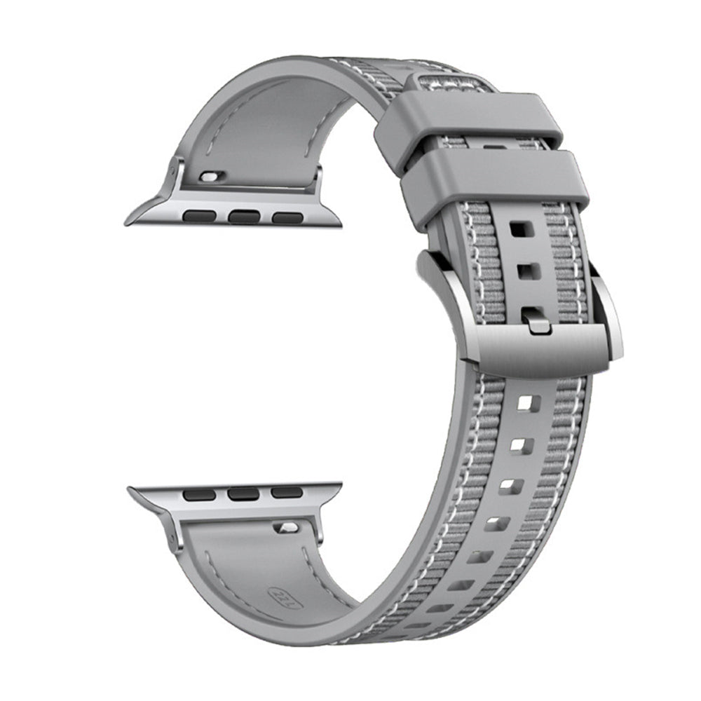 Techsuit W051 remienok pre Apple Watch 49mm / 46mm / 45mm / 44mm / 42mm Series, Sivý