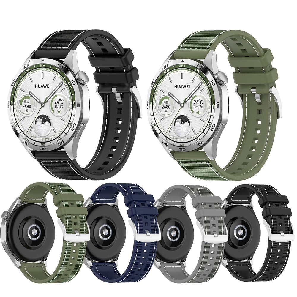 Techsuit W051 remienok pre Huawei Watch / Xiaomi Watch Series, 22mm, Tmavomodrý