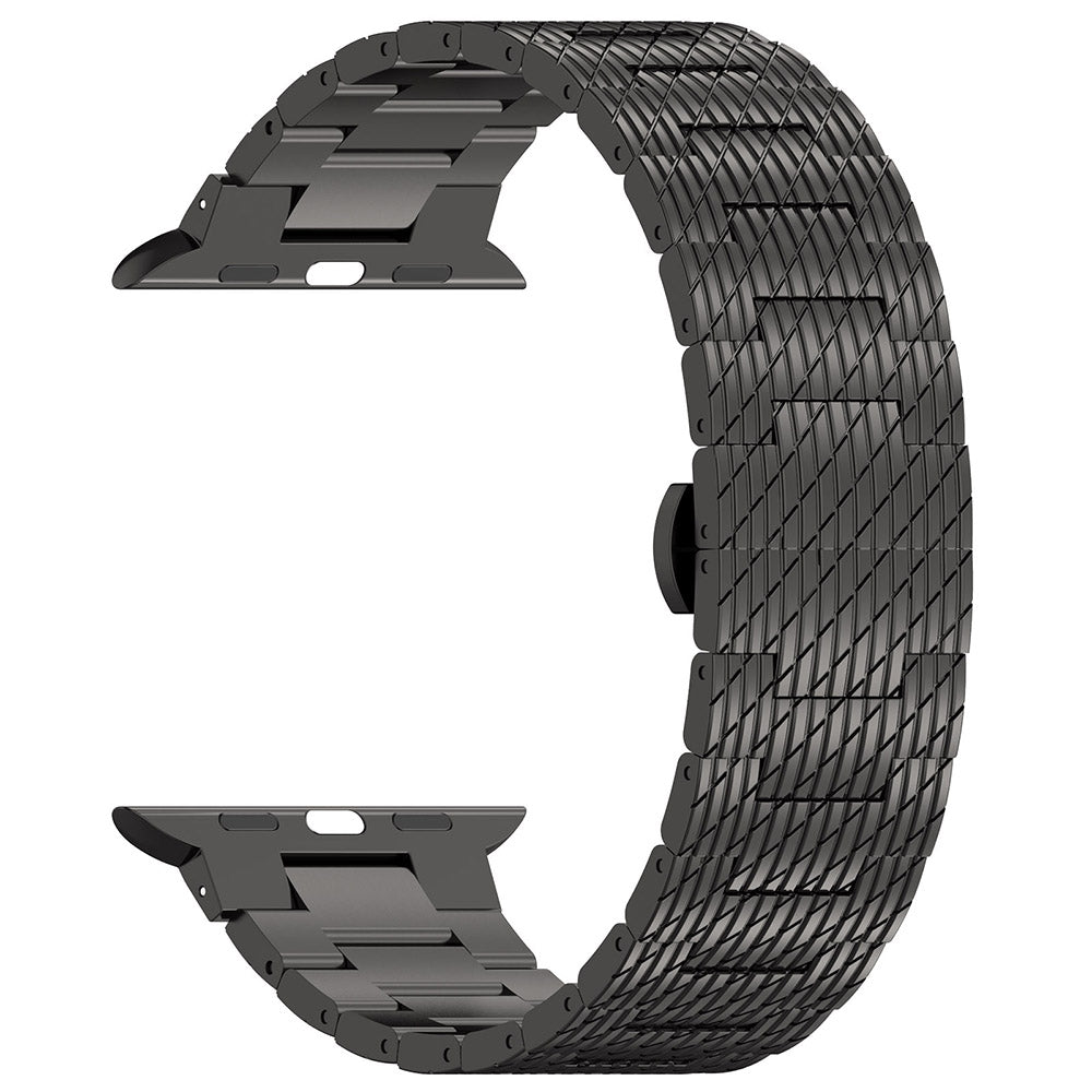 Techsuit W052 remienok pre Apple Watch 42mm / 41mm / 40mm / 38mm Series, čierny