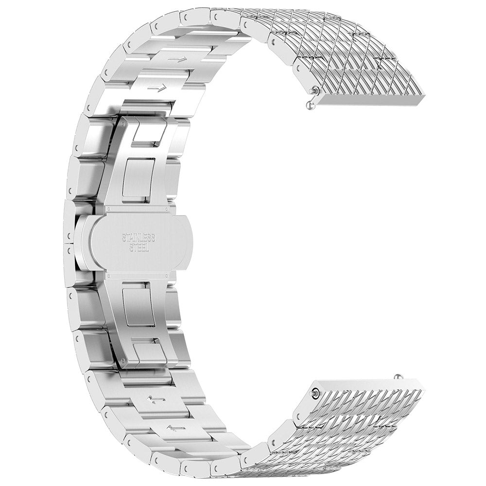 Techsuit W052 remienok pre Huawei Watch / Xiaomi Watch Series, 22mm, Strieborný