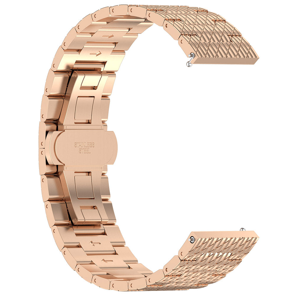 Techsuit W052 remienok pre Huawei Watch / Xiaomi Watch Series, 22mm, Ružové Zlato