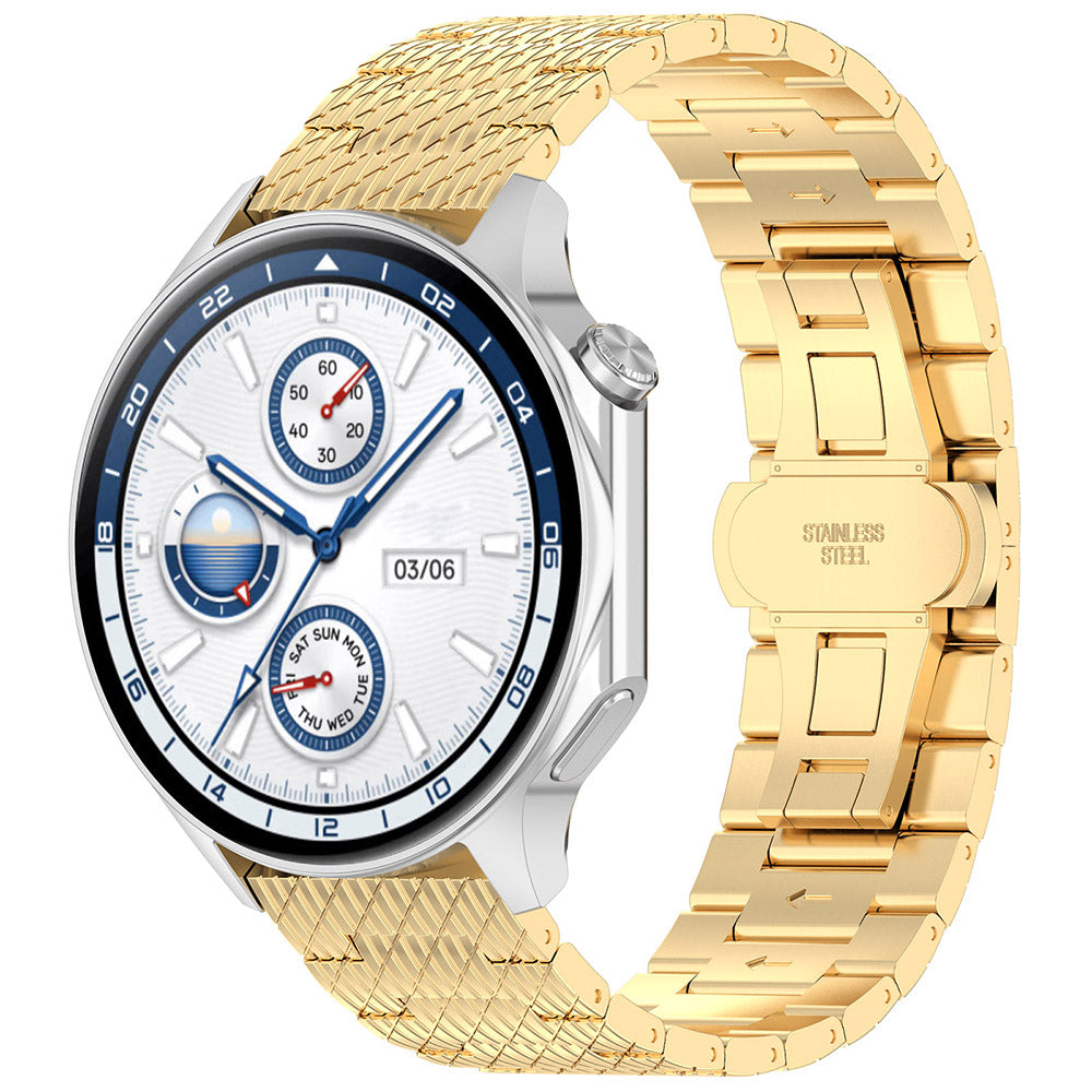 Techsuit W052 remienok pre Samsung Galaxy Watch / Huawei Watch Series, 20mm, Zlatý
