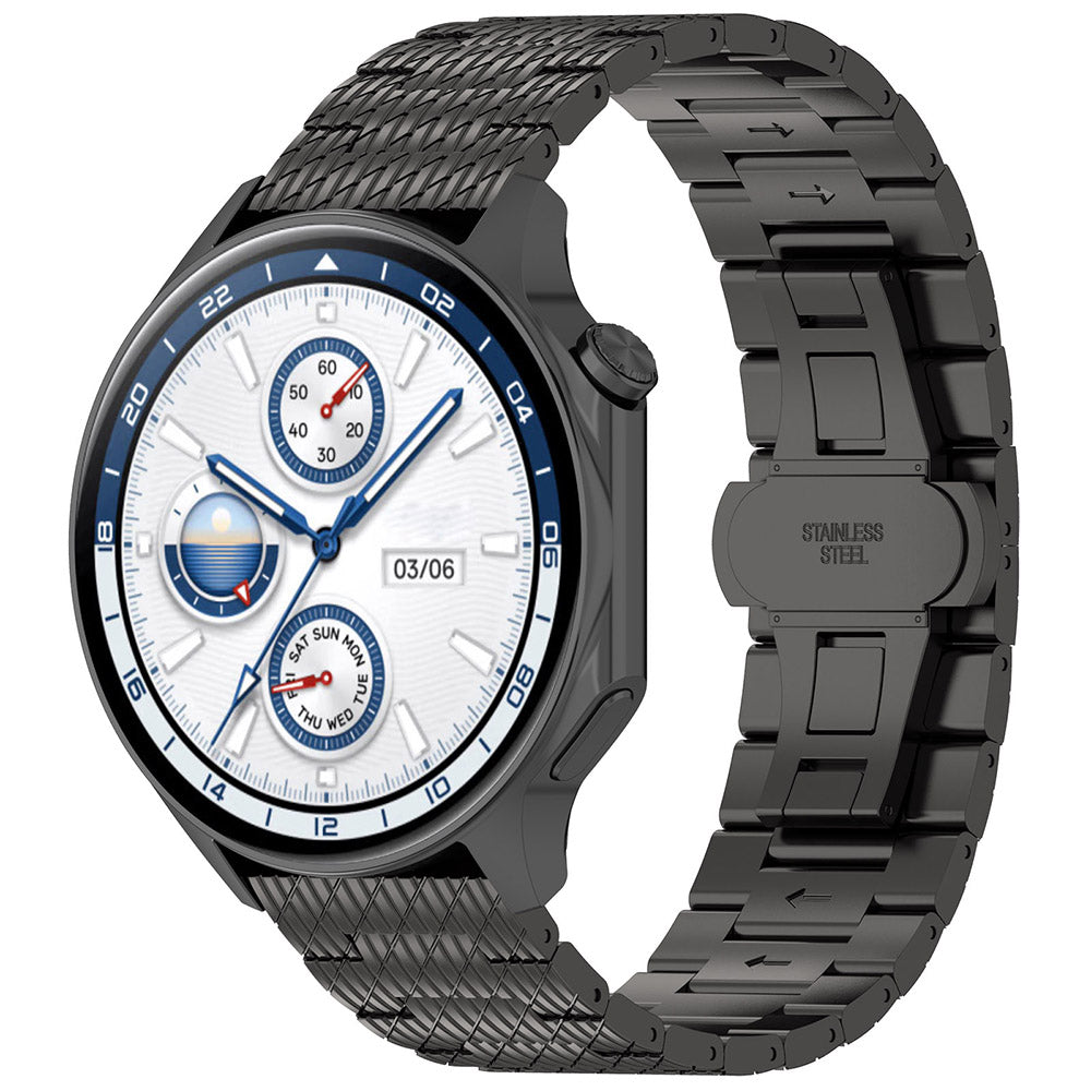 Techsuit W052 remienok pre Samsung Galaxy Watch / Huawei Watch Series, 20mm, čierny