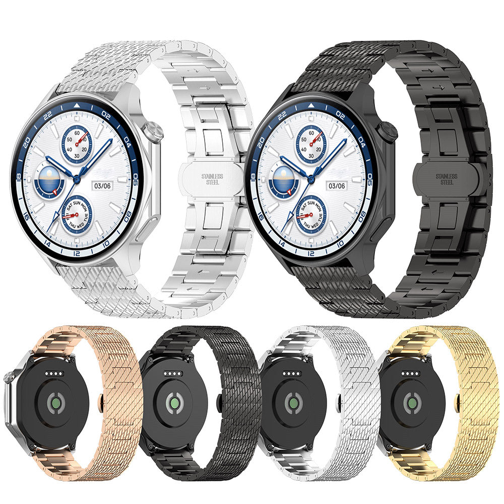 Techsuit W052 remienok pre Samsung Galaxy Watch / Huawei Watch Series, 20mm, čierny