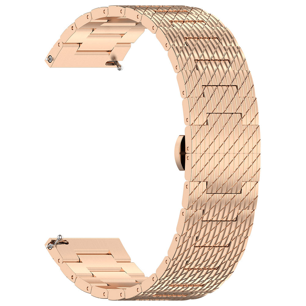Techsuit W052 Strap for Samsung Galaxy Watch / Huawei Watch Series, 20mm, Rose Gold