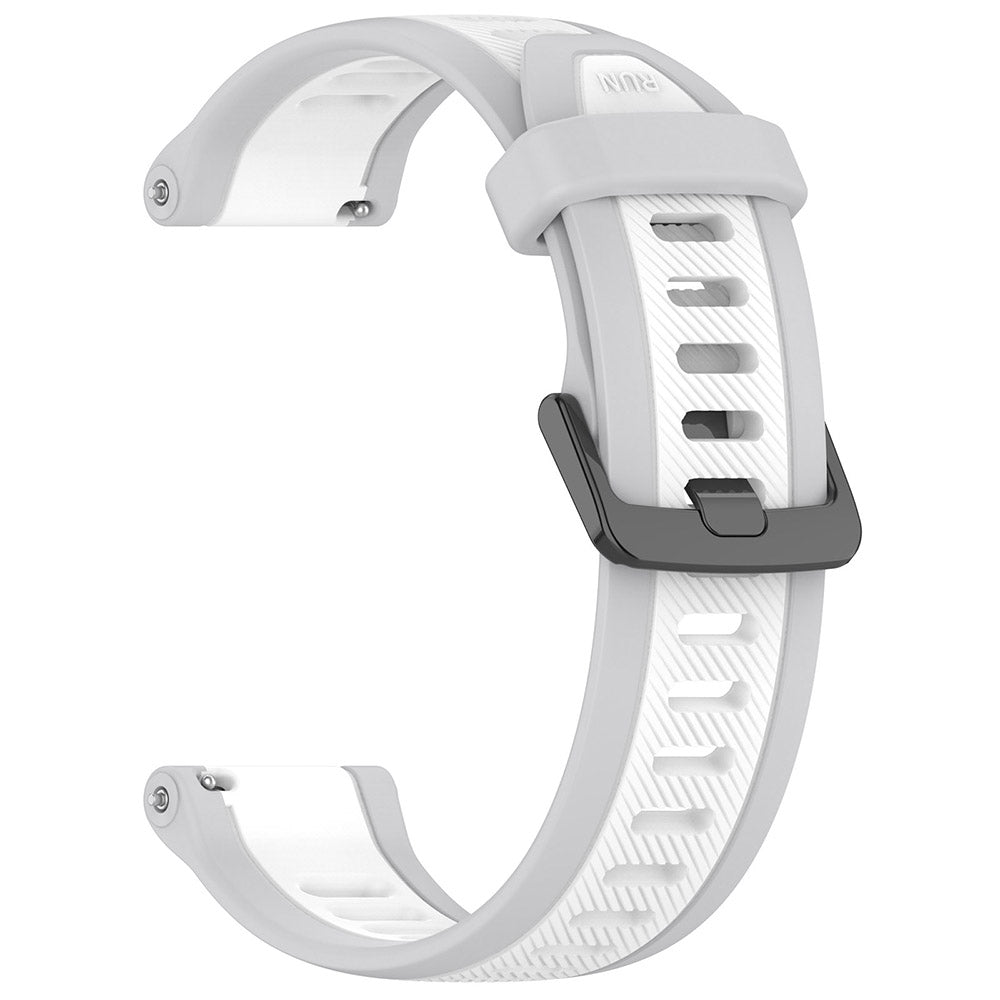 Techsuit W053 remienok pre Huawei Watch / Garmin Watch Series, 18mm, Biela