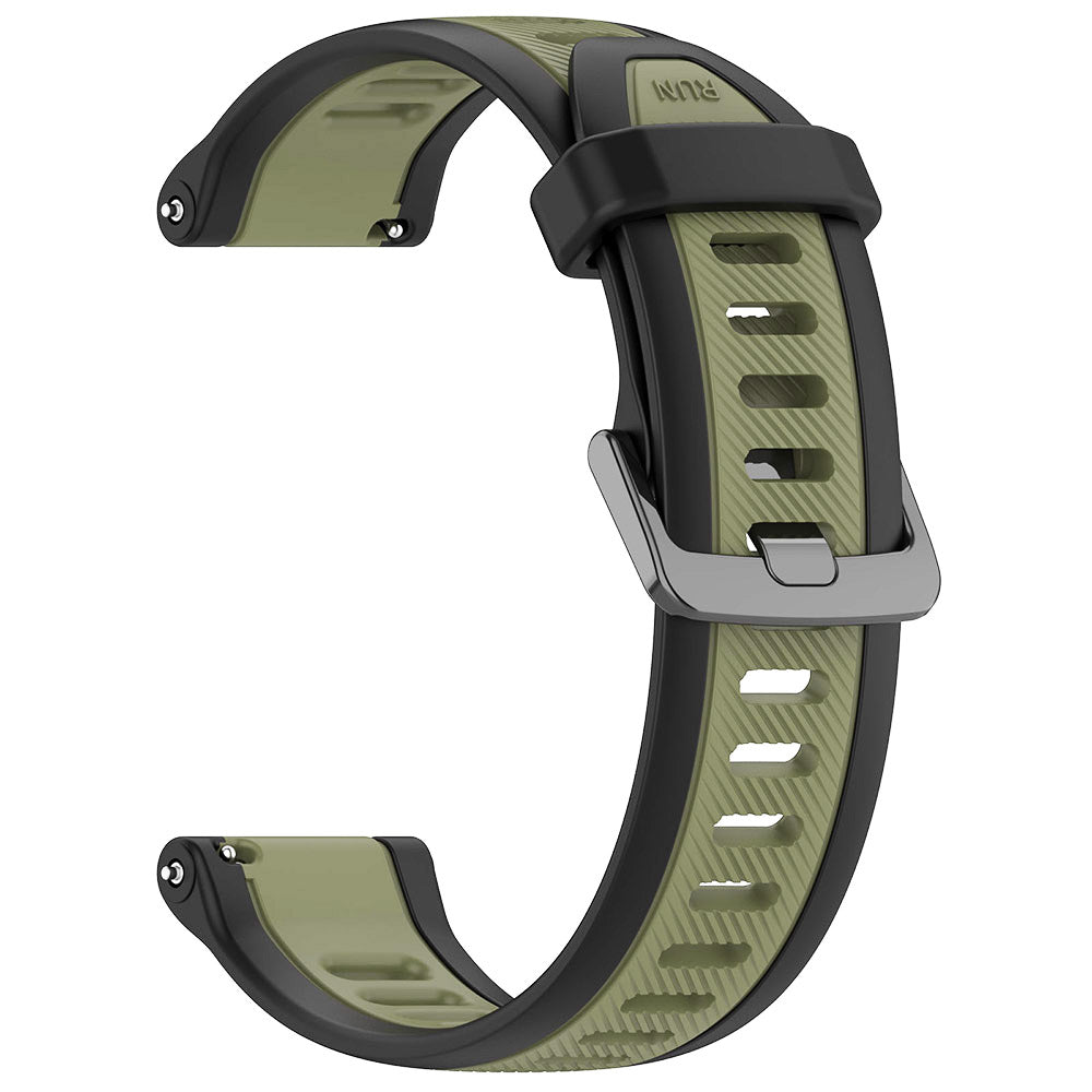 Techsuit W053 remienok pre Huawei Watch / Garmin Watch Series, 18mm, Kaki