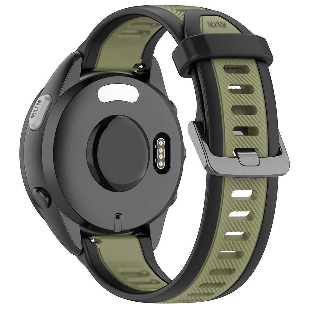 Techsuit W053 remienok pre Huawei Watch / Garmin Watch Series, 18mm, Kaki