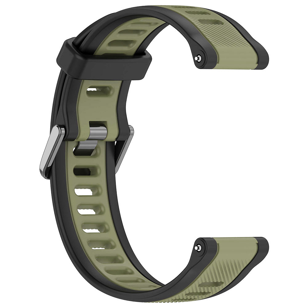 Techsuit W053 remienok pre Huawei Watch / Garmin Watch Series, 18mm, Kaki