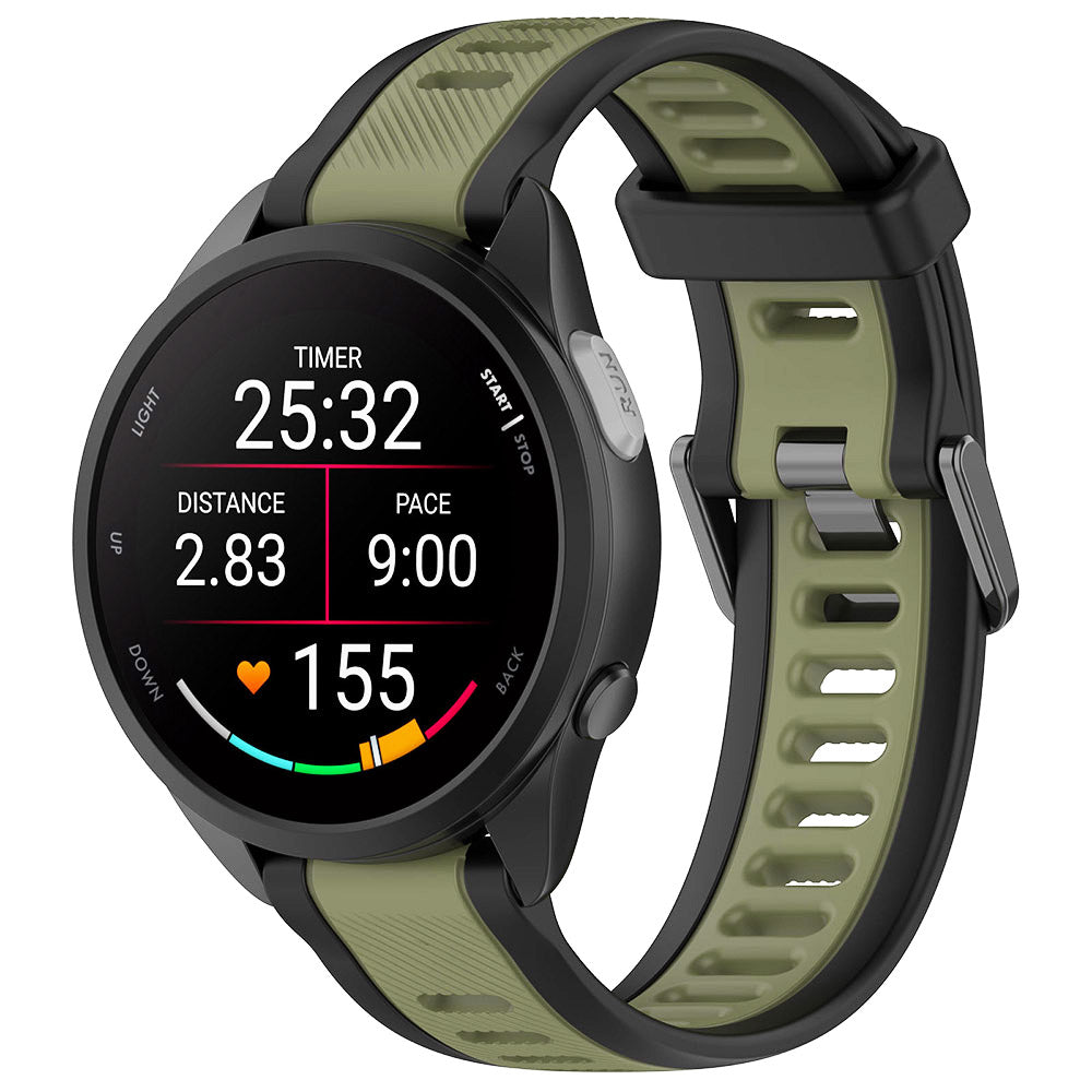 Techsuit W053 remienok pre Huawei Watch / Garmin Watch Series, 18mm, Kaki