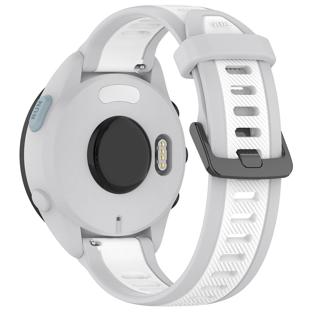 Techsuit W053 remienok pre Samsung Galaxy Watch / Huawei Watch Series, 20mm, Biela