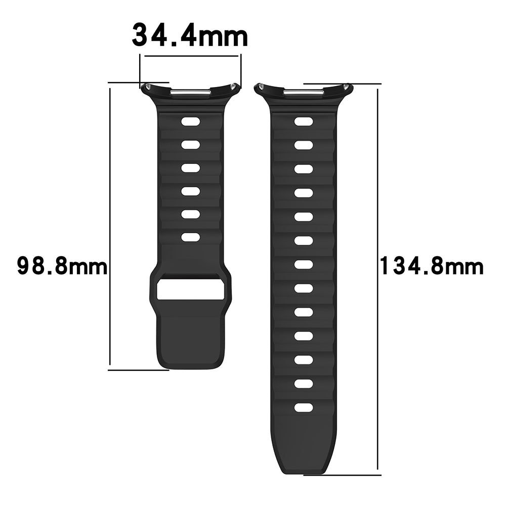 Techsuit W055 remienok pre Samsung Galaxy Watch Ultra, čierny
