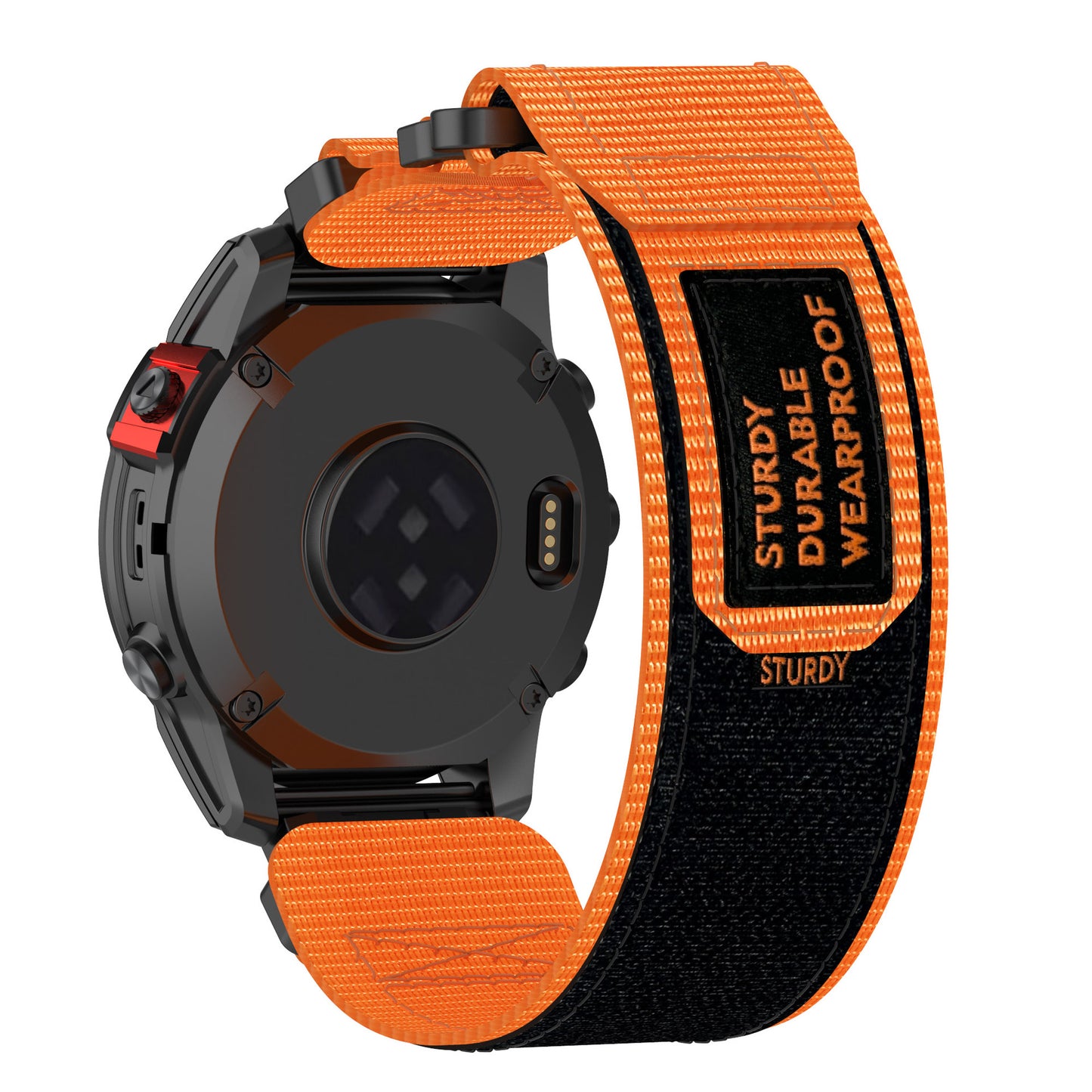 Techsuit W057 remienok pre Garmin Instinct / Approach / Fenix Watch Series, 20mm, Oranžový