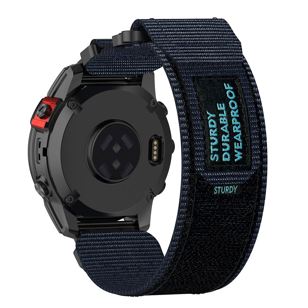 Techsuit W057 remienok pre Garmin Watch Fenix Series, 26mm, Tmavomodrý